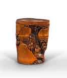 Pot � Pinceaux En Bambou Sculpt� - 39&nbsp;Ko