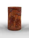 Pot � Pinceaux En Bambou Sculpt� - 35&nbsp;Ko