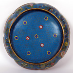 Boite Polylob�e En Bronze Dor� Et �mail Cloisonn� - 40&nbsp;Ko
