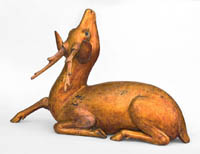Gilt Wood Figure Of A Deer - 19&nbsp;Ko