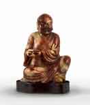 Statue En Steatite Sculptee Representant Un Luohan. - 35&nbsp;Ko